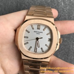 Patek Philippe - Nautilus 5711 40mm RG/RG White/Stk PPF A324