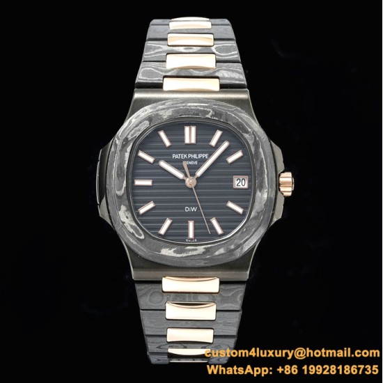 Patek Philippe - Nautilus 5711 40mm Carbon/Carbon/RG Black Textured Dial DIWF 324SC