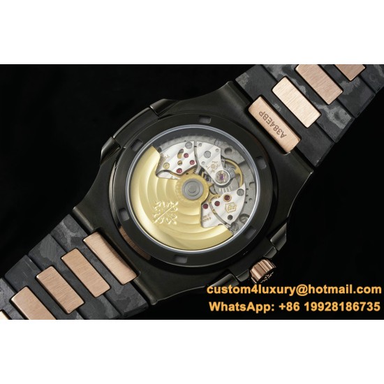 Patek Philippe - Nautilus 5711 40mm Carbon/Carbon/RG Black Textured Dial DIWF 324SC