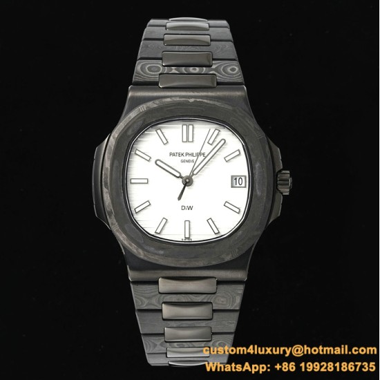 Patek Philippe - Nautilus 5711 40mm Carbon/Carbon White Dial DIWF A324