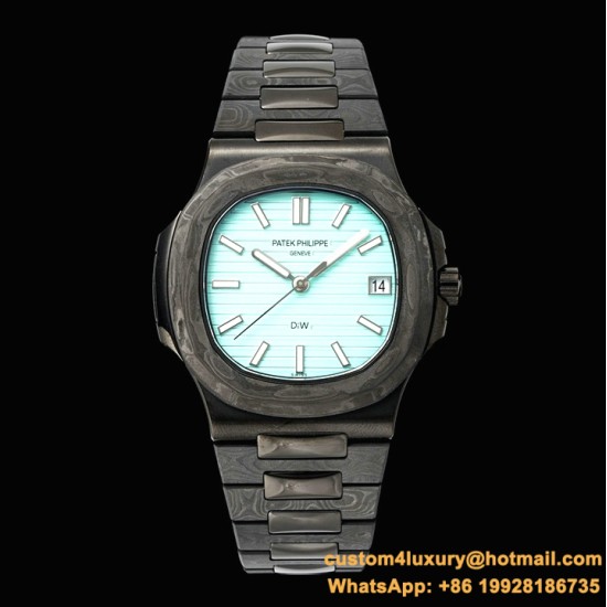 Patek Philippe - Nautilus 5711 40mm Carbon/Carbon Tiffany Blue DIWF 324SC