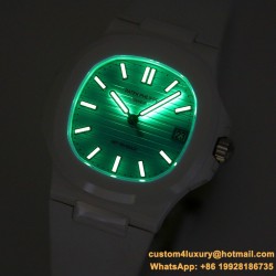 Patek Philippe - Nautilus AET 5711 40mm White Cer/RU Tiffany Blue Dial AMGF MY9015