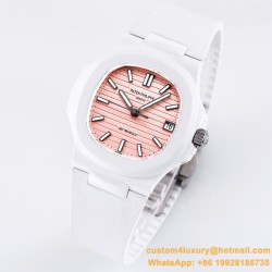 Patek Philippe - Nautilus AET 5711 40mm White Cer/RU Pink Dial AMGF MY9015