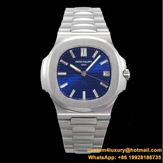 Patek Philippe - Nautilus 5711 40mm SS/SS Blue/Stick GRF MY9015 Mod