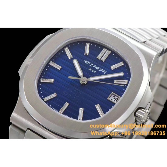 Patek Philippe - Nautilus 5711 40mm SS/SS Blue/Stick GRF MY9015 Mod