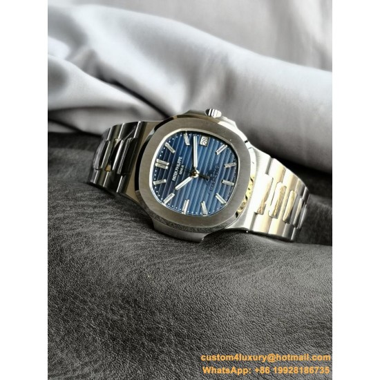 Patek Philippe - Nautilus Jumbo 5711 40th 40mm SS/SS Blue/Stk 3KF V2 A324