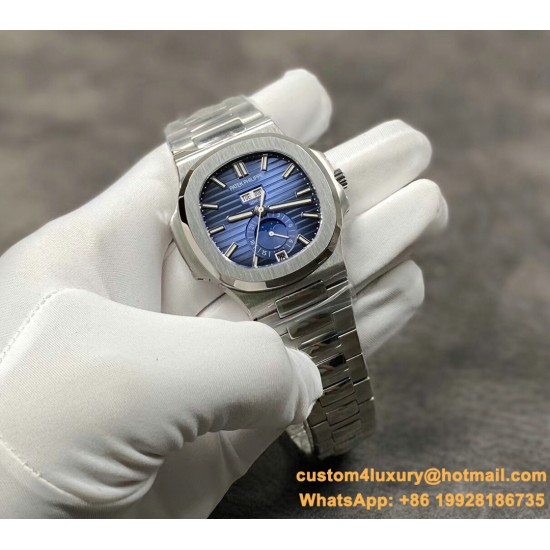 Patek Philippe - Nautilus 5726 40mm SS/SS Blue Textured Dial KMF A324