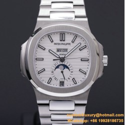 Patek Philippe - Nautilus Annual Cal. 5726A 42MM SS/SS White V9F MY9015