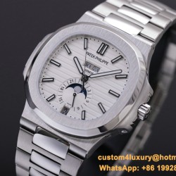 Patek Philippe - Nautilus Annual Cal. 5726A 42MM SS/SS White V9F MY9015
