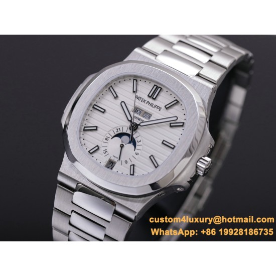 Patek Philippe - Nautilus Annual Cal. 5726A 42MM SS/SS White V9F MY9015