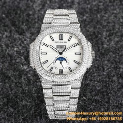 Patek Philippe - Nautilus Annual Cal. 5726A 40.5MM Full Diam SS/SS White Dial R8F A324