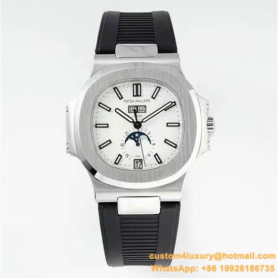 Patek Philippe - Nautilus 5726 40mm SS/RU White Textured Dial PPF A324