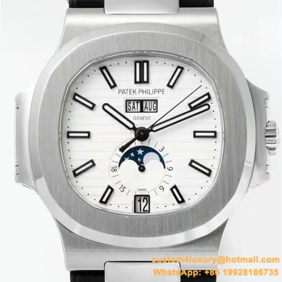 Patek Philippe - Nautilus 5726 40mm SS/RU White Textured Dial PPF A324