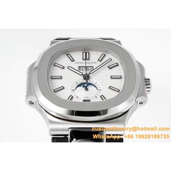 Patek Philippe - Nautilus 5726 40mm SS/RU White Textured Dial PPF A324