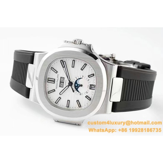 Patek Philippe - Nautilus 5726 40mm SS/RU White Textured Dial PPF A324