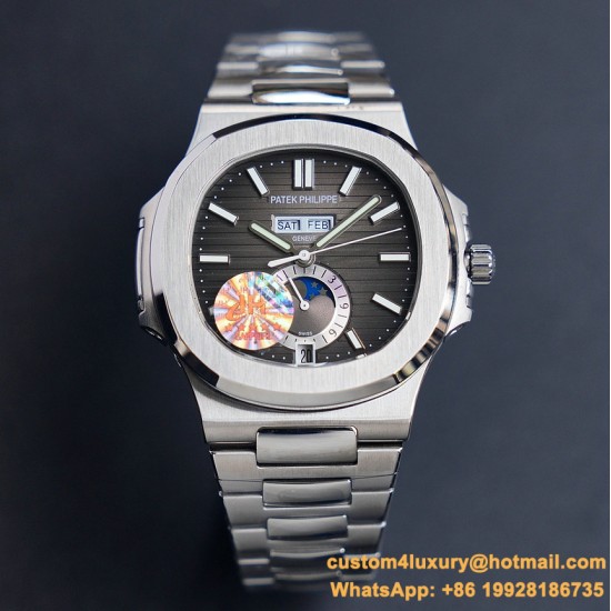 Patek Philippe - Nautilus 5726 40mm SS/SS Black Textured Dial PPF A324