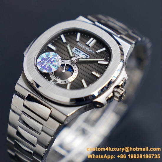 Patek Philippe - Nautilus 5726 40mm SS/SS Black Textured Dial PPF A324