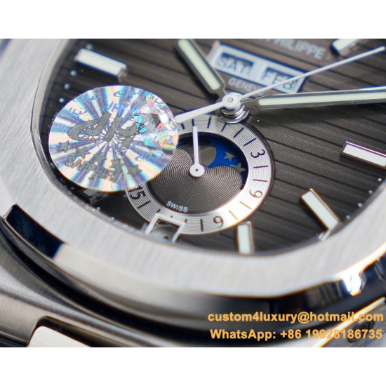Patek Philippe - Nautilus 5726 40mm SS/SS Black Textured Dial PPF A324