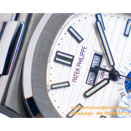 Patek Philippe - Nautilus 5726 40mm SS/SS White Textured Dial PPF A324