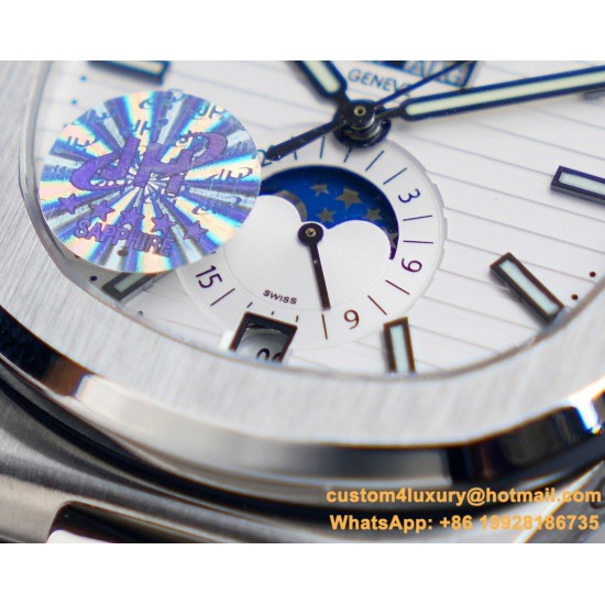Patek Philippe - Nautilus 5726 40mm SS/SS White Textured Dial PPF A324