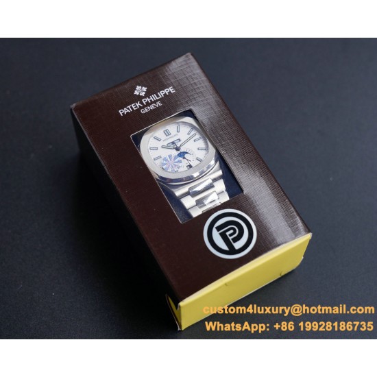 Patek Philippe - Nautilus 5726 40mm SS/SS White Textured Dial PPF A324