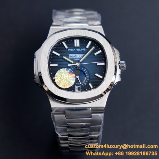 Patek Philippe - Nautilus 5726 40mm SS/SS Blue Textured Dial PPF A324