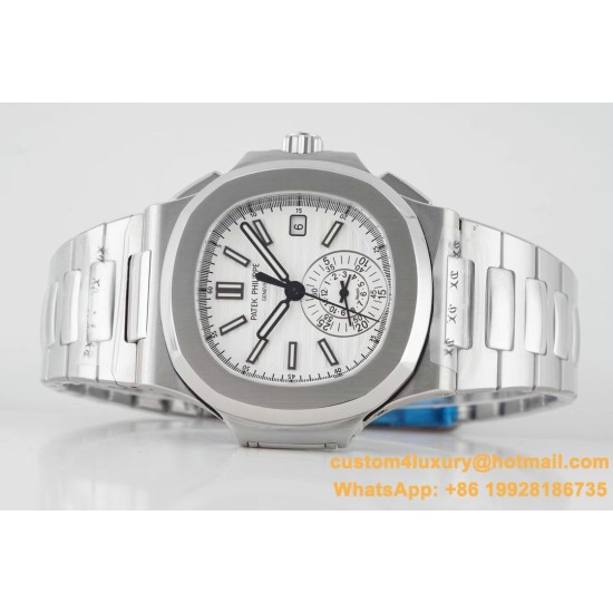 Patek Philippe - Nautilus 5980 40mm SS/SS White/White 3KF A28-520