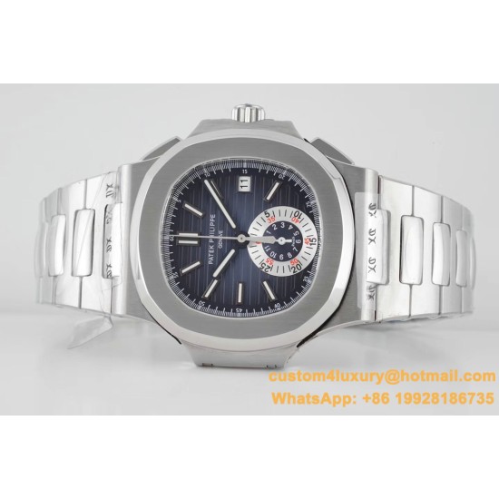 Patek Philippe - Nautilus 5980 40mm SS/SS Blue/White 3KF A28-520