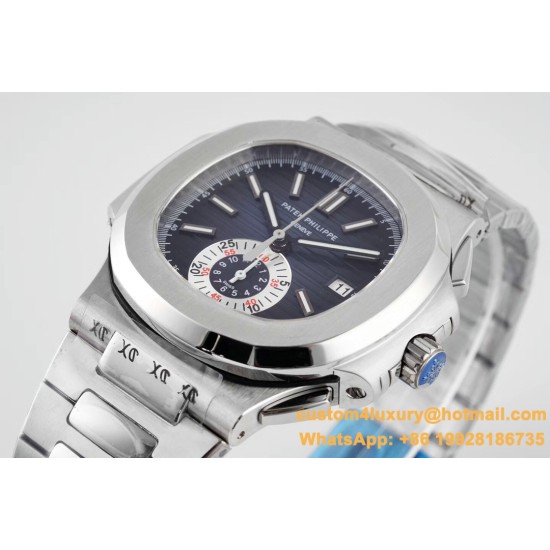 Patek Philippe - Nautilus 5980 40mm SS/SS Blue/White 3KF A28-520