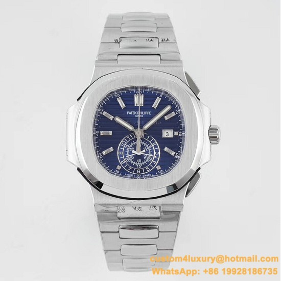 Patek Philippe - Nautilus 5980 40mm SS/SS Blue/Blue 3KF A28-520