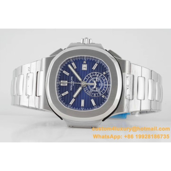 Patek Philippe - Nautilus 5980 40mm SS/SS Blue/Blue 3KF A28-520