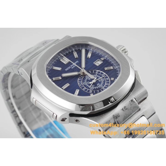 Patek Philippe - Nautilus 5980 40mm SS/SS Blue/Blue 3KF A28-520