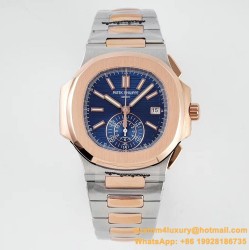 Patek Philippe - Nautilus 5980 40mm RG/SS Blue/Blue 3KF A28-520
