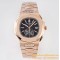 Patek Philippe - Nautilus 5980 40mm RG/RG Black/Black 3KF A28-520
