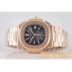 Patek Philippe - Nautilus 5980 40mm RG/RG Black/Black 3KF A28-520