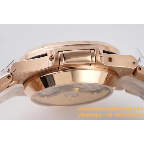 Patek Philippe - Nautilus 5980 40mm RG/RG Black/Black 3KF A28-520