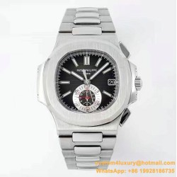 Patek Philippe - Nautilus 5980 40mm SS/SS Black/White PPF A28-520