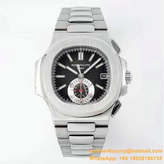 Patek Philippe - Nautilus 5980 40mm SS/SS Black/White PPF A28-520