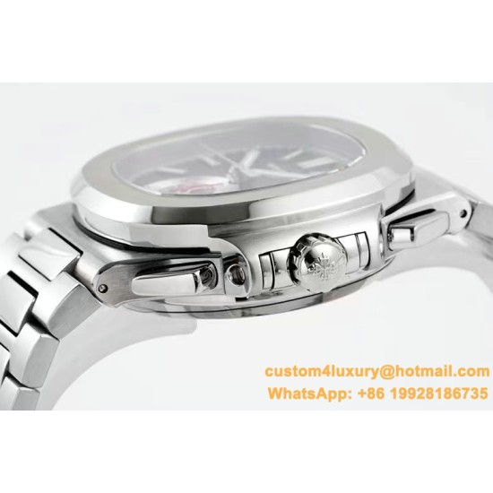 Patek Philippe - Nautilus 5980 40mm SS/SS Black/White PPF A28-520