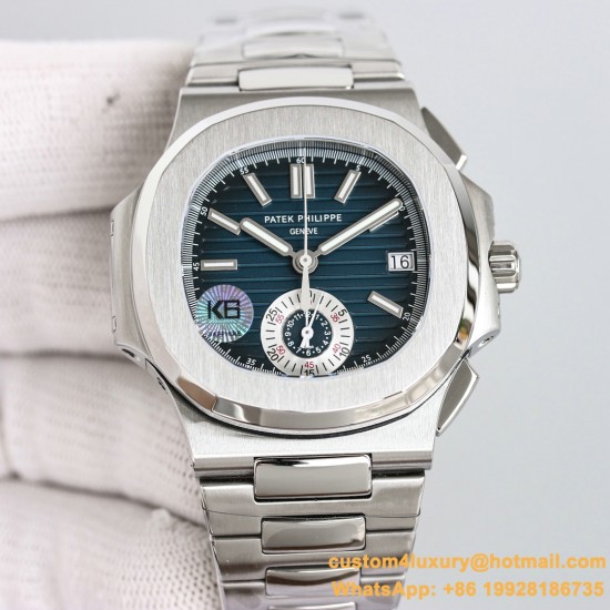 Patek Philippe - Nautilus 5980 40mm SS/SS Blue/White K6F A28-520