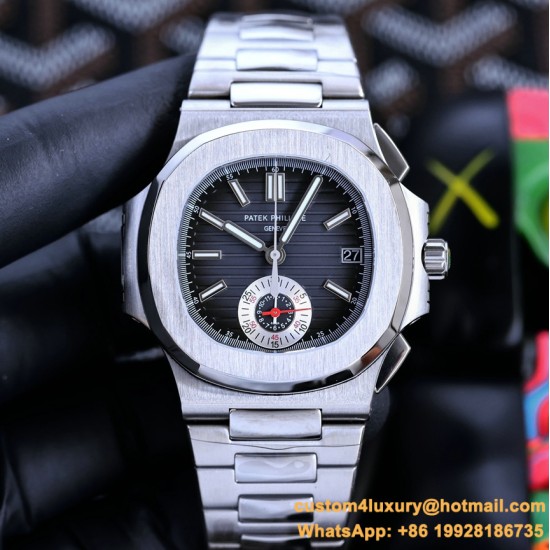 Patek Philippe - Nautilus 5980 40mm SS/SS Black/White K6F A28-520