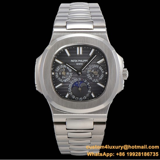 Patek Philippe - Nautilus 5740 40mm SS/SS Black/Stk TWF A240
