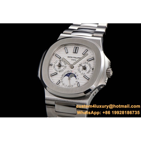 Patek Philippe - Nautilus 5740 40mm SS/SS White/Stk TWF A240