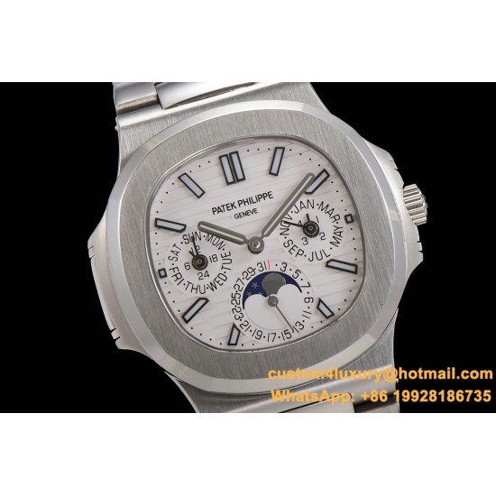 Patek Philippe - Nautilus 5740 40mm SS/SS White/Stk TWF A240