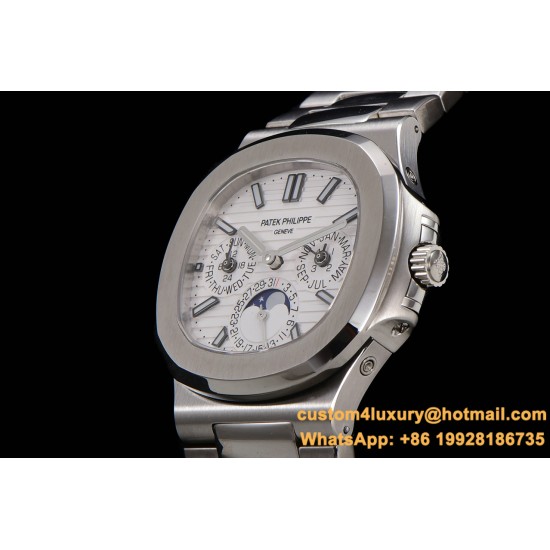 Patek Philippe - Nautilus 5740 40mm SS/SS White/Stk TWF A240