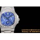 Patek Philippe - Nautilus 5740 40mm Diamonds SS/SS Blue/Stk TWF A240
