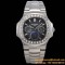 Patek Philippe - Nautilus 5740 40mm Diamonds SS/SS Black/Stk TWF A240