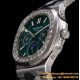 Patek Philippe - Nautilus 5740 40mm Diamonds SS/SS Green/Stk TWF A240