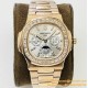 Patek Philippe - Nautilus 5740 40mm Diamonds RG/RG Silver/Stk PPF A240