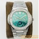 Patek Philippe - Nautilus 5740 40mm Diamonds SS/SS Green/Stk PPF A240